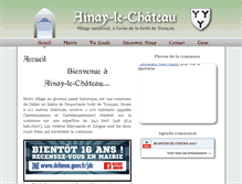 Tablet Screenshot of ainay-le-chateau.fr